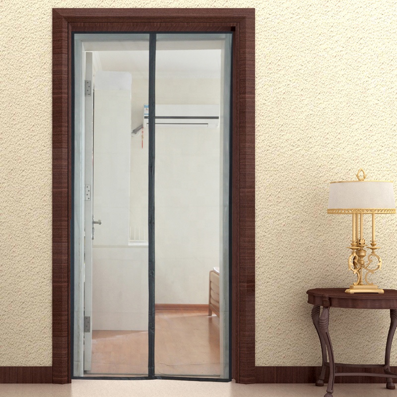 36X83 Inch Amazon Hot Sell Fiberglass Magnetic Screen Door White