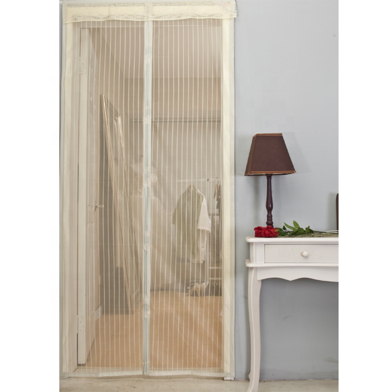 door mosquito net zanzariera porta fly curtain Beige